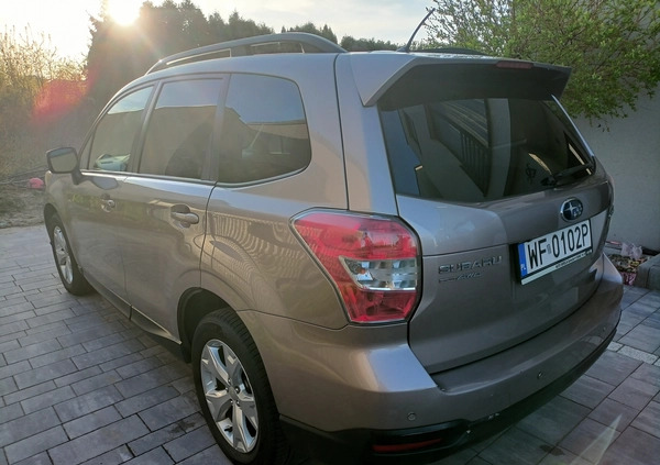 Subaru Forester cena 50900 przebieg: 148000, rok produkcji 2015 z Warszawa małe 172